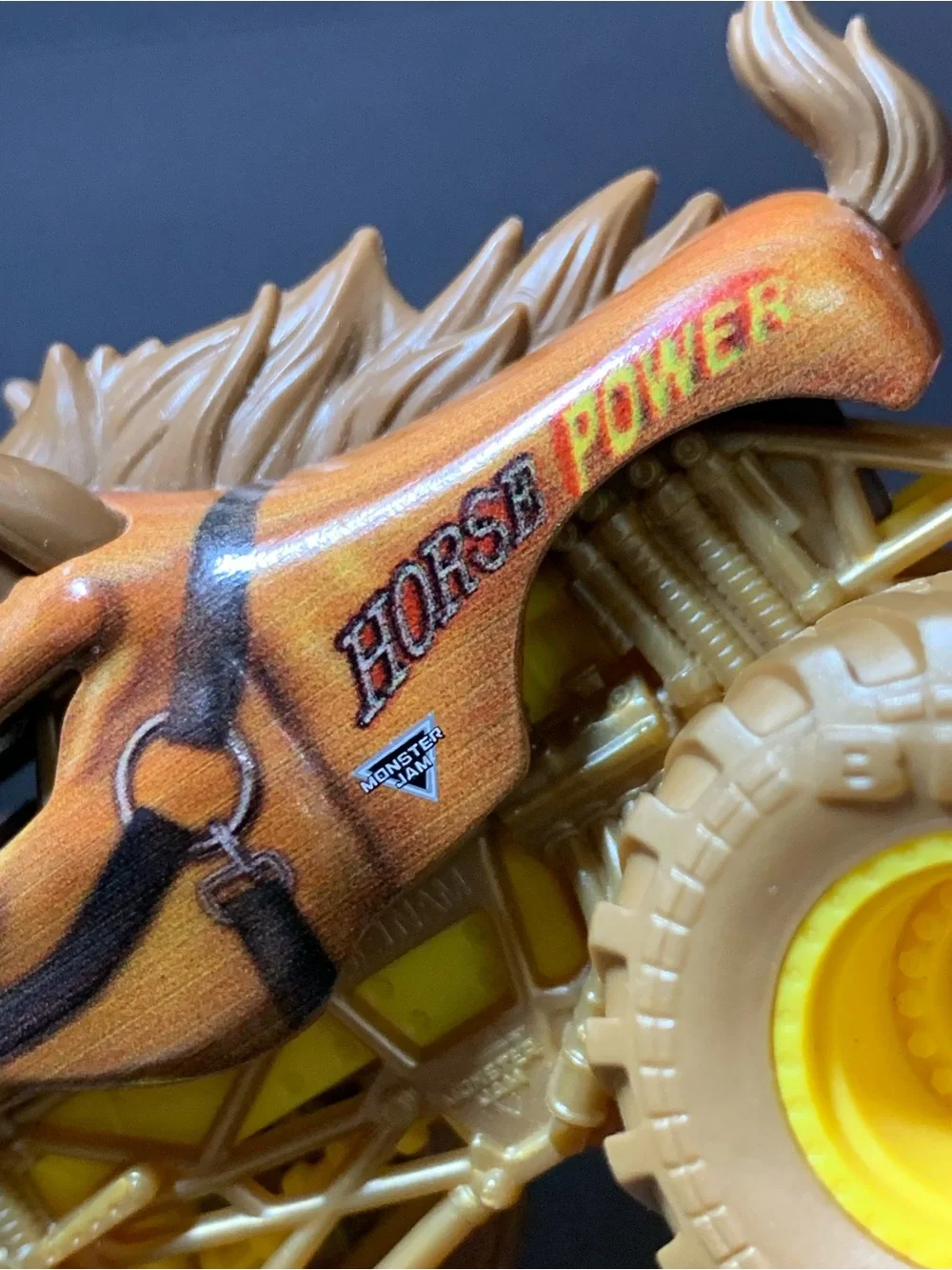 Lot of 4 Monster JAM Trucks – Hot Wheels, Horse Power, Tiger Shark